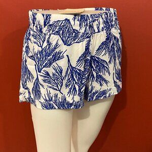Phax Swimwear Women's Blue/White Beyond the Sea Short - Size Small - NWT